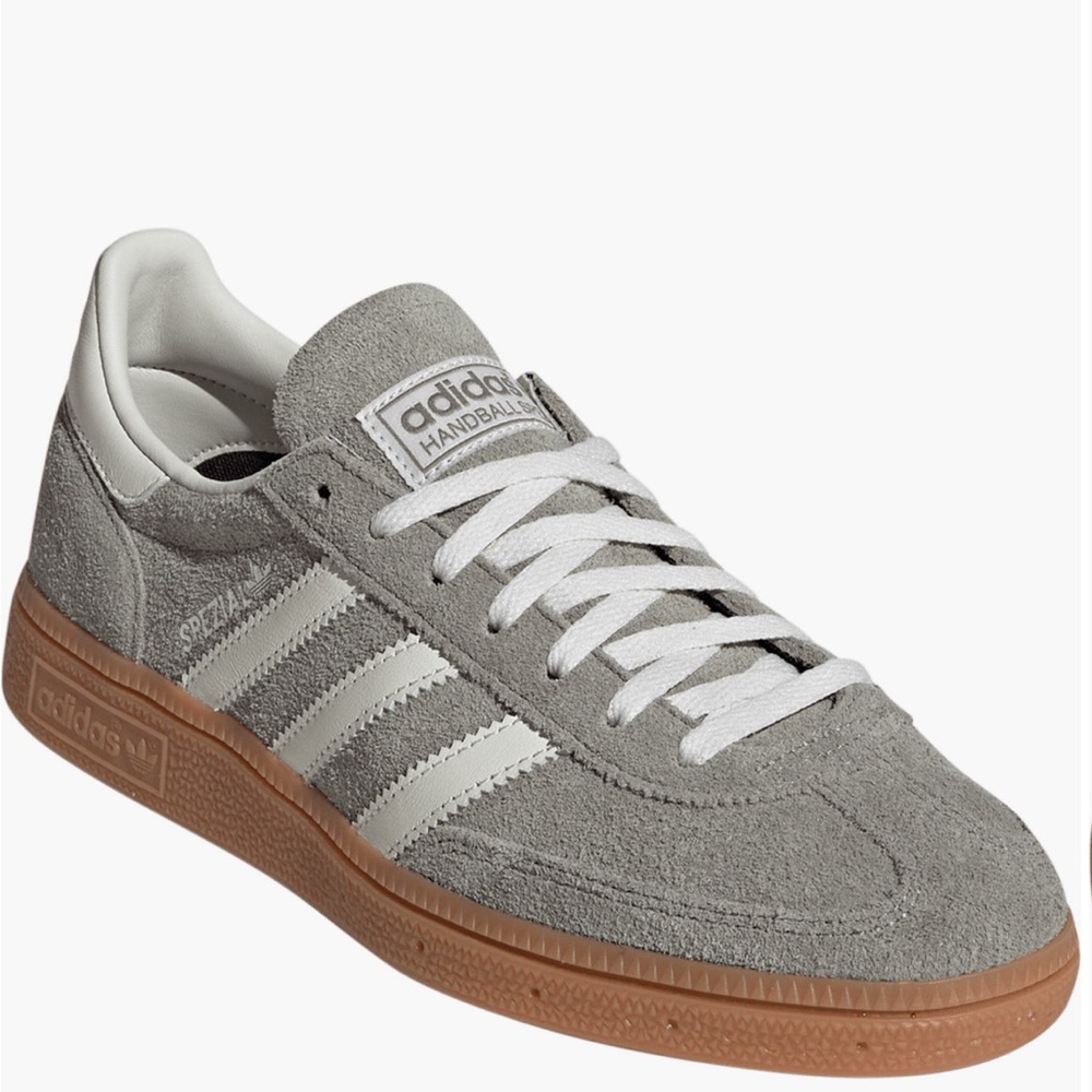 Adidas Gray and White Sneakers